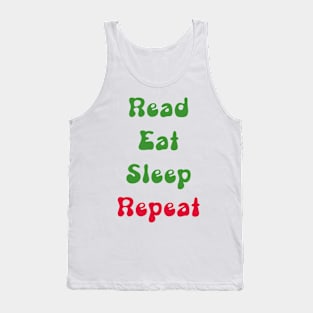 Read Eat Sleep Repeat Tank Top